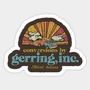 Conversions by Gerring 1977 Sticker